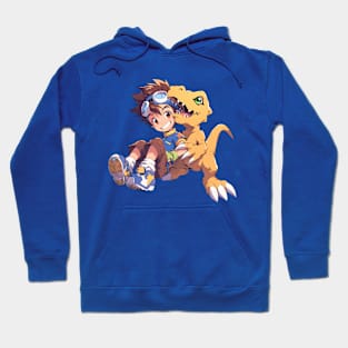 tai and agumon Hoodie